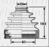 FIRST LINE FCB6267 Bellow, driveshaft